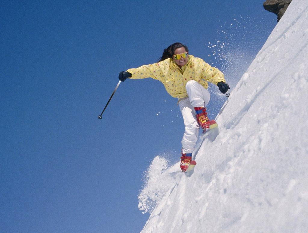 горнолыжный спорт, экстрим, горные лыжи, кататься на горных лыжах