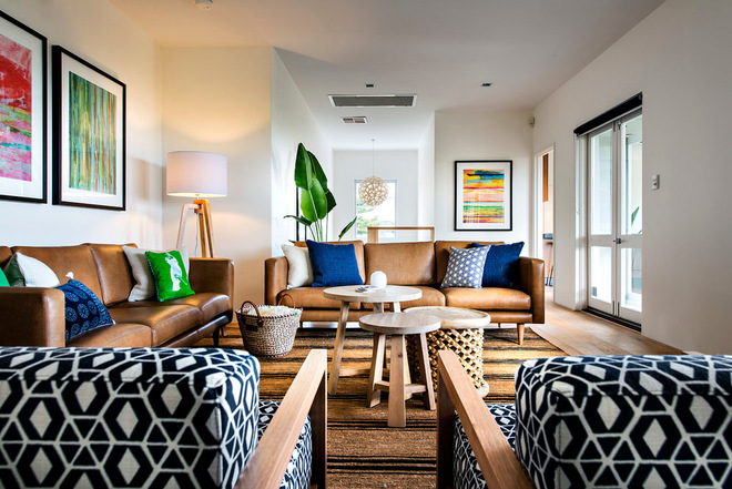 Ретро Гостиная by Collected Interiors