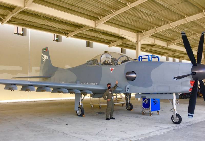 Перспективный турбовинтовой штурмовик Calidus B-350