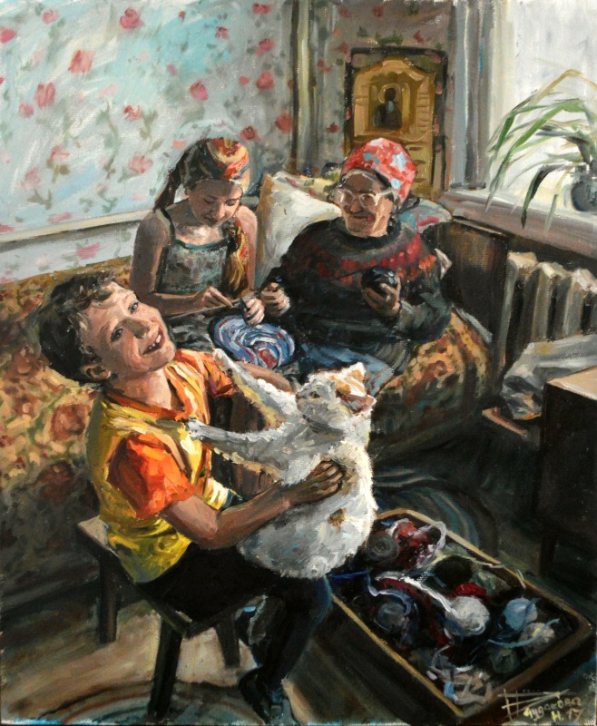 Фотография: Простое человеческое счастье в картинах Настасьи Чудаковой №4 - BigPicture.ru