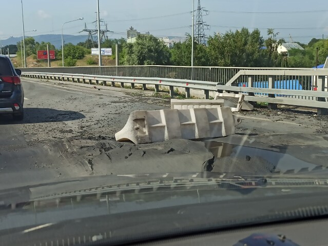 В Тольятти на трассе М5 наконец  построили москвичи мостовой переход на ГЭС россия