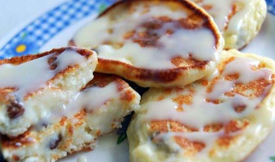 Сырники со сгущенным молоком