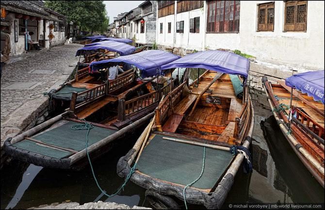 Чжоучжуан — китайская деревня на воде Венеция,из первых уст,Китай
