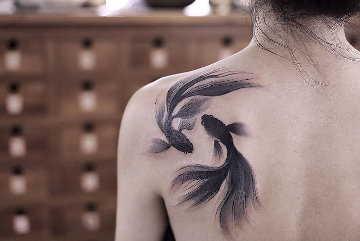 The Watercolor Tattoos Of Chen Jie Will Inspire You To Do One Immediately