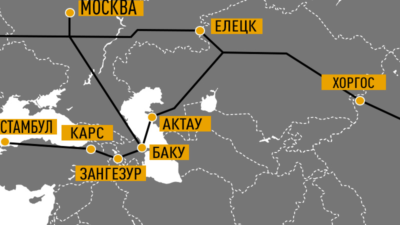    Вопрос Зангезурского коридора - это вопрос формирования новой политической конфигурации в регионе в целом. Инфографика Царьграда