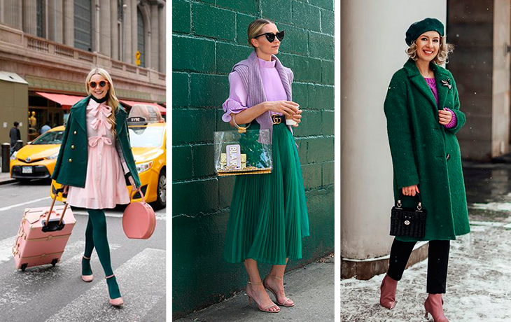 Сочетание несочетаемого: 15 примеров необычных цветовых комбинаций в одежде лучшее,мода,модные советы,Наряды
