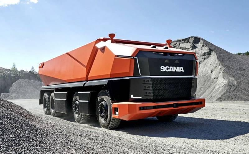 Без пилота и на газе: Scania показала транспортную систему будущего
