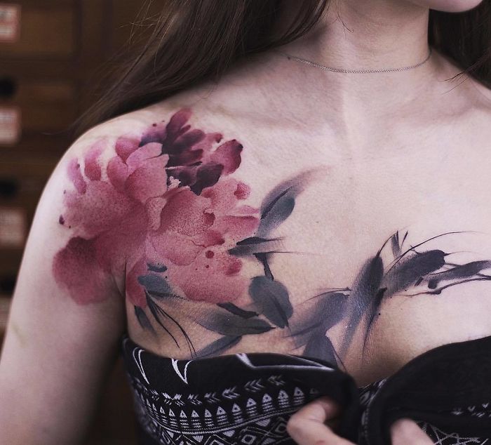 The Watercolor Tattoos Of Chen Jie Will Inspire You To Do One Immediately