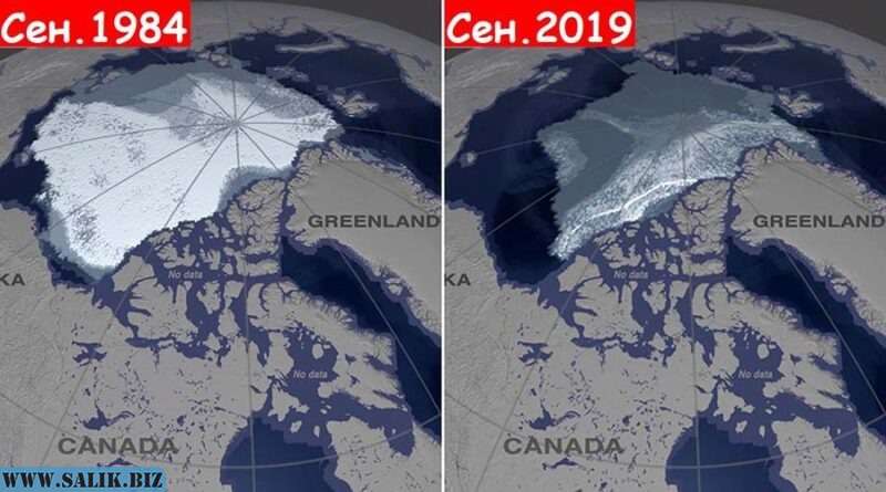 Ученые показали катастрофическое таяние арктического льда за последние 35 лет 