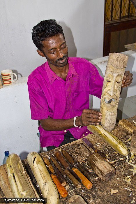 Маски и демоны: удивительное ремесло Шри-Ланки история,маски,путешествие,ремесло,тур,шри ланка