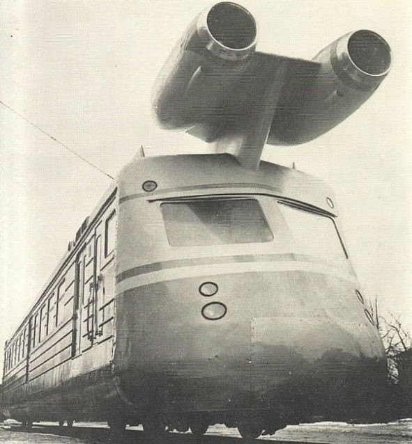 Советский реактивный поезд СССР, железная  дорога, история, поезд