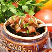 Чанахи в горшочках.