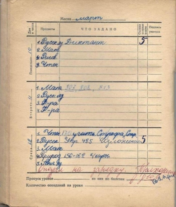 Дневник ученика 4-го класса за 1968-69 учебный год вдохновил Сеть Дневник ученика 4-го класса за 1968-69 учебный год вдохновил Сеть