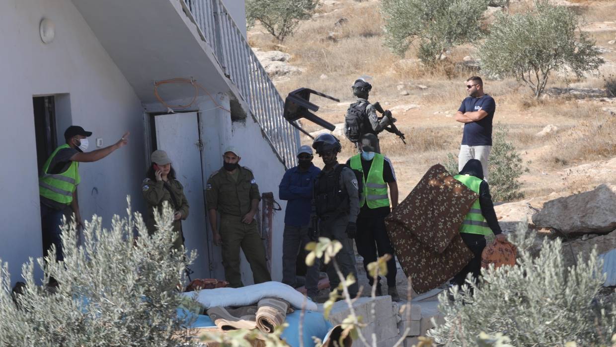 Процесс выселения при участии израильских силовиков