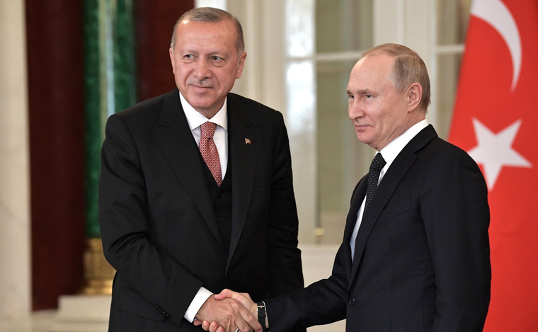 В Кремле раскрыли детали разговора Путина с Эрдоганом