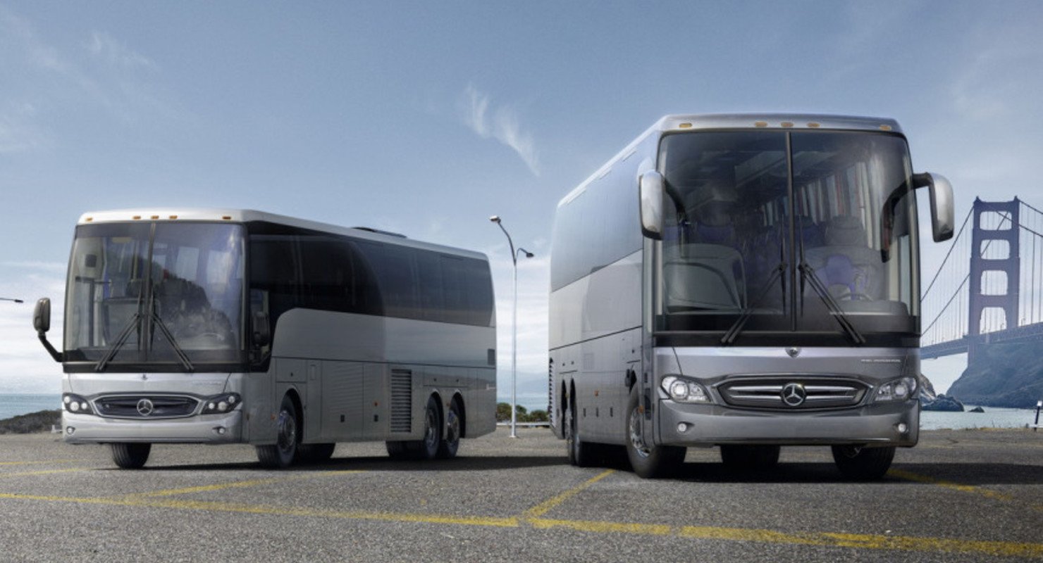 Комания Mercedes-Benz представила новый туристический автобус Tourrider в двух версиях Автомобили