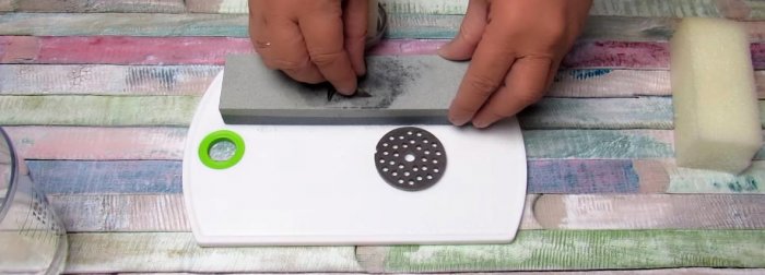 Как просто заточить ножи мясорубки мастер-класс,полезные советы