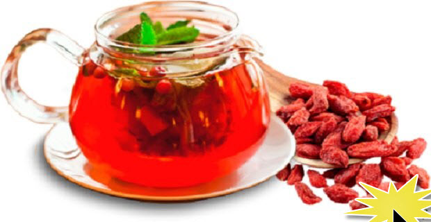 Чай с ягодами годжи