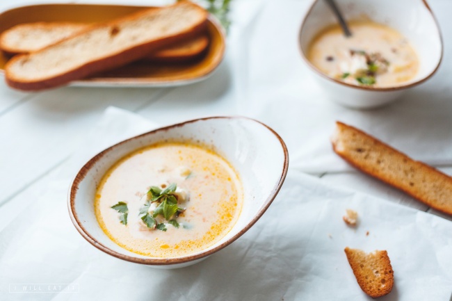 Сырный суп по-французски