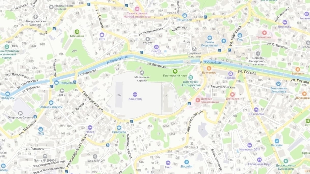 Google неожиданно назвал стадион в Ялте именем главаря украинских повстанцев Шухевича Google неожиданно назвал стадион в Ялте именем главаря украинских повстанцев Шухевича Общество