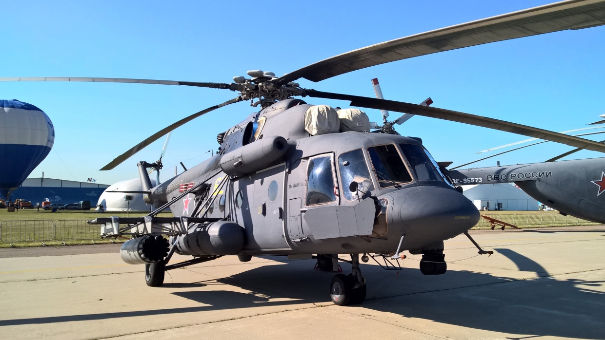 Российские разработчики создают комплекс РЭБ на базе вертолета Ми-8АМТШ