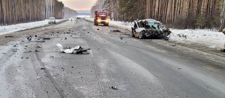 Пять молодых мужчин погибли в ДТП на трассе в Челябинской области