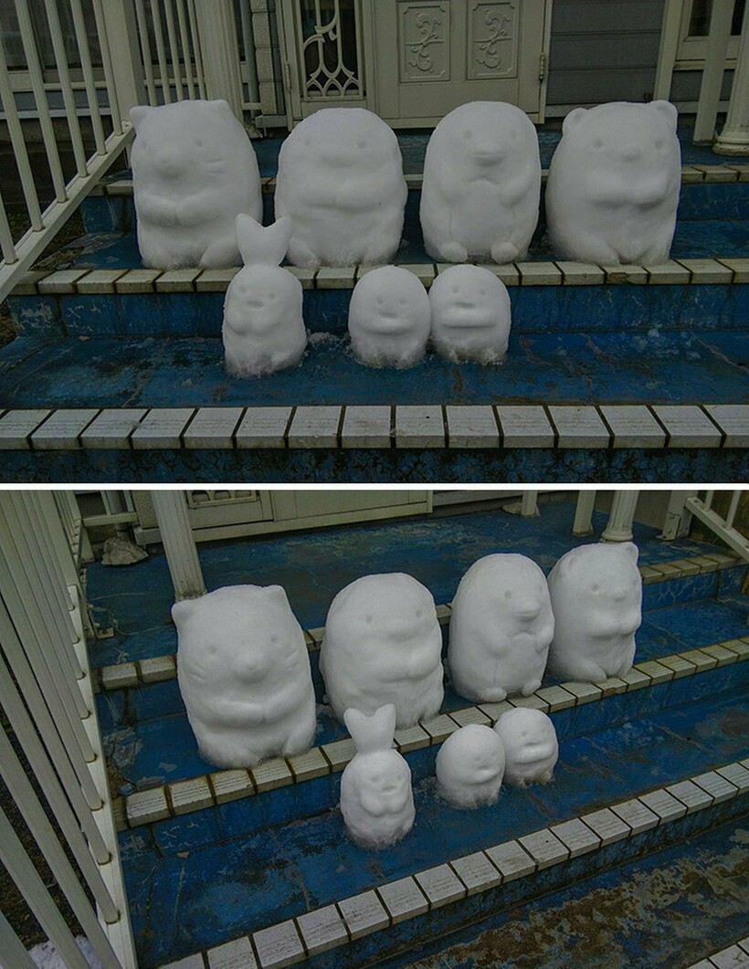 Очаровательные снежные фигуры на японских улицах может, снега, mokomoko_2015, когото, творчества, кажется, японца, сравнению, стали, снеговиков, аниме, другой, Рядом, очаровать, Джокондой, далекого, человека, сделанные, скульптура, очаровательная