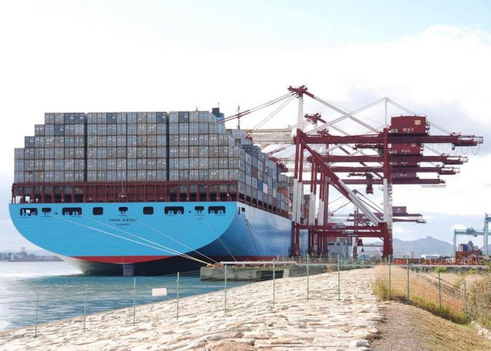 Судно-контейнеровоз «Emma Maersk».