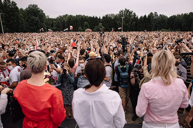 Протесты в поддержку Светланы Тихановской