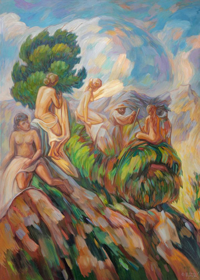 Двойной акцент на картинах Олега Шупяуа 