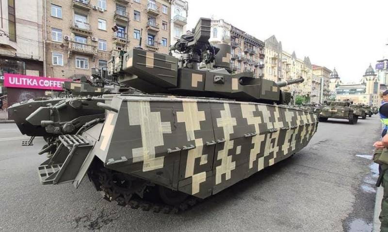 В России высмеяли «технологичный» камуфляж украинского танка «Оплот»