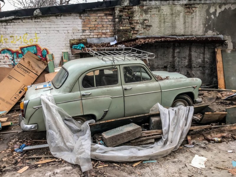 "Москвич-407" в оригинале: жертва сноса гаражей Марки и модели,Москвич-407,ремонт автомобилей,ретро