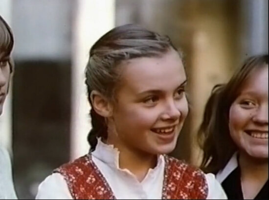 Красивая девочка из советского детства Франческа Переплётчикова 