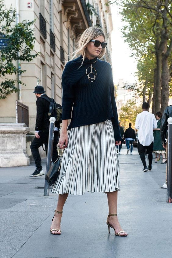 Плиссированная юбка - как выбирать и с чем носить, чтобы выглядеть стильно лучшее