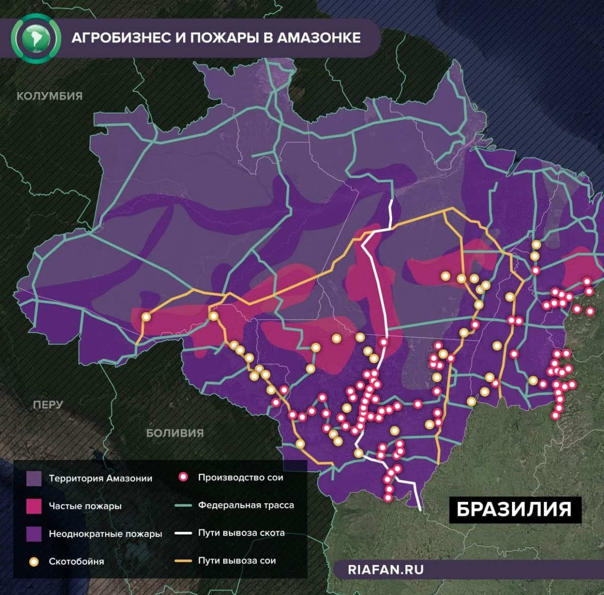 Пожары в Амазонии