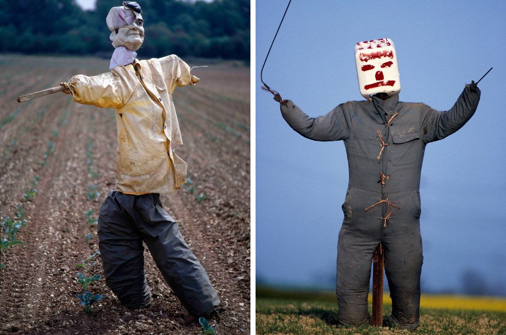 Пугала из сельской местности Англии