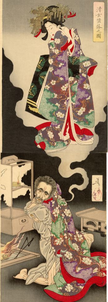 Цукиока Ёситоси: призраки, безумие и пропитанный кровью конец феодализма 