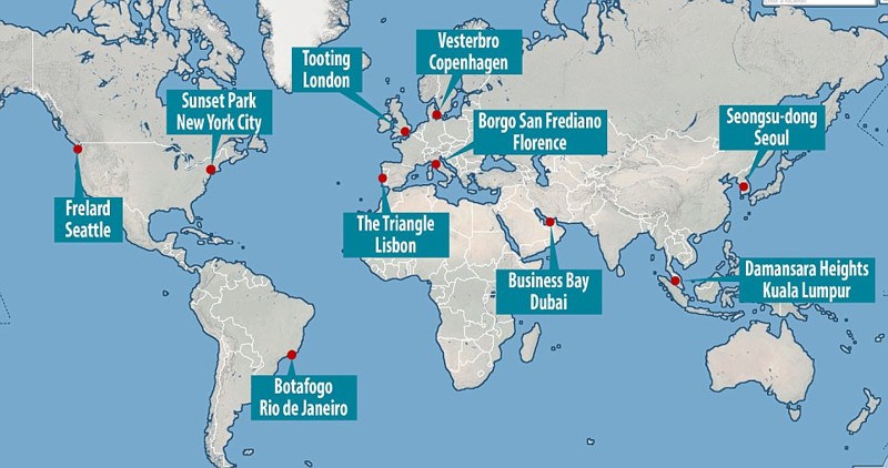 По мнению экспертов Lonely Planet, топ-10 городских районов выглядит так: Lonely Planet, города мира, путеводитель, районы, туризм, туристические