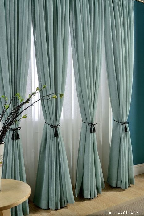 Идеи как оригинально оформить окно текстилем. Идеи как оригинально оформить окно текстилем. дизайн интерьера,разное