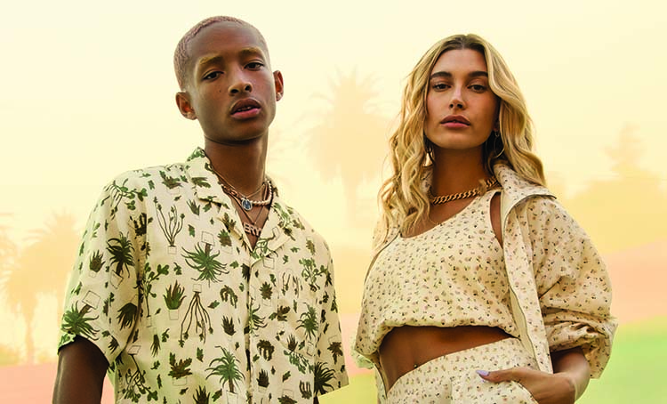 В мечтах о Coachella: Хейли Бибер и Джейден Смит в рекламе Levi's