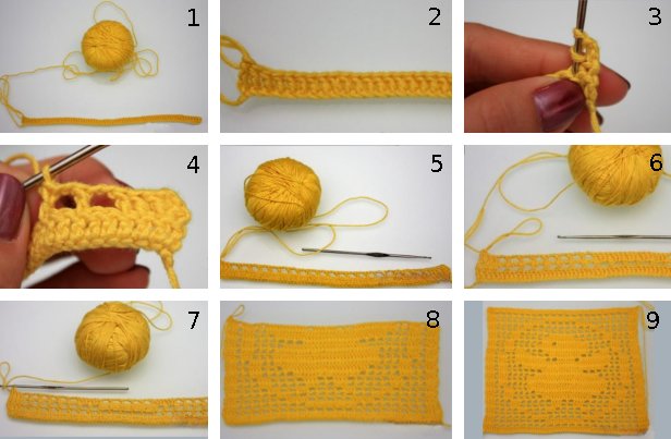 Вязание салфеток крючком для начинающих вязание,мастерство,ремесло,рукоделие,своими руками,сделай сам,умелые руки