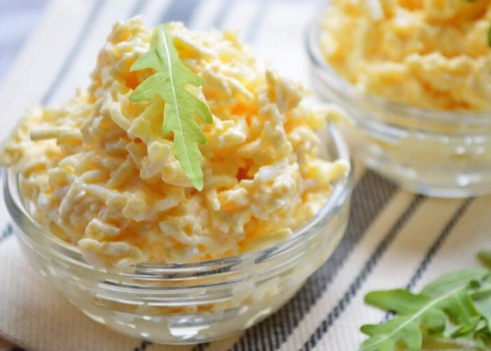 Вкусный и простой салатик 