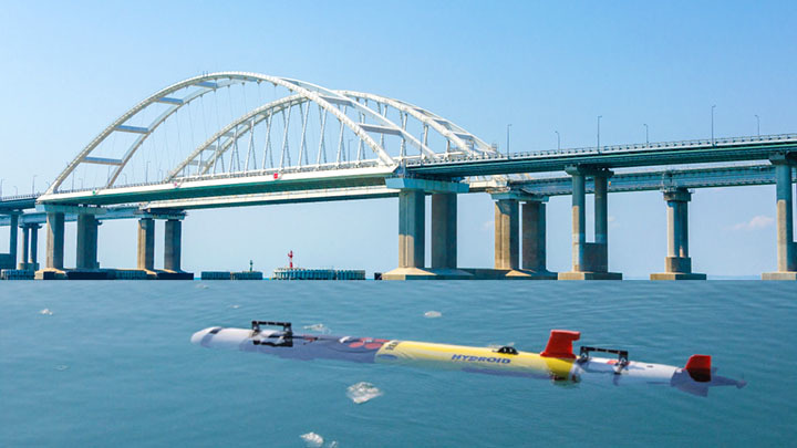АНГЛИЙСКИЙ РОБОТ REMUS 600 УДАРИЛ ПО США: ПОДВОДНАЯ ЧАСТЬ АТАКИ НА КРЫМСКИЙ МОСТ