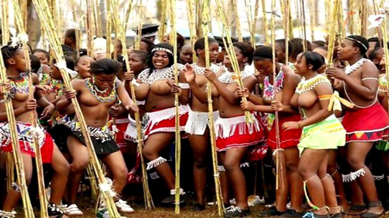 Тысячи голых девственниц на одном стадионе: как король Свазиленда выбирает жену девственницы, король, свазиленд