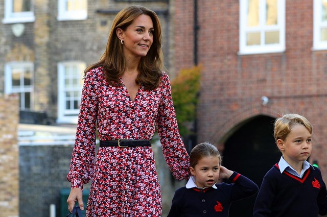Кейт Миддлтон с принцем Джорджем и принцессой Шарлоттой посетили музей военной техники