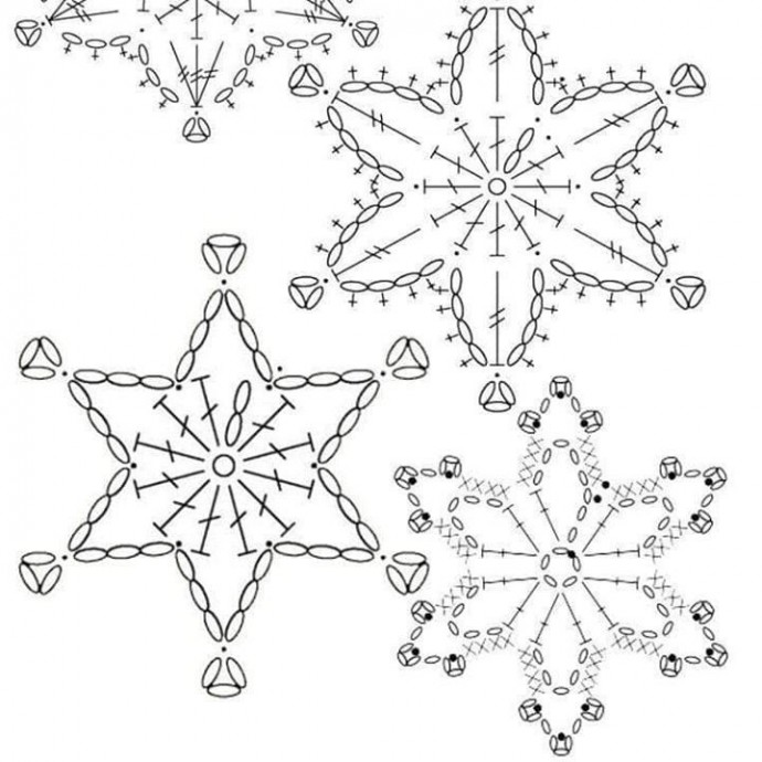 Очаровательные снежинки, которые можно легко связать крючком 
