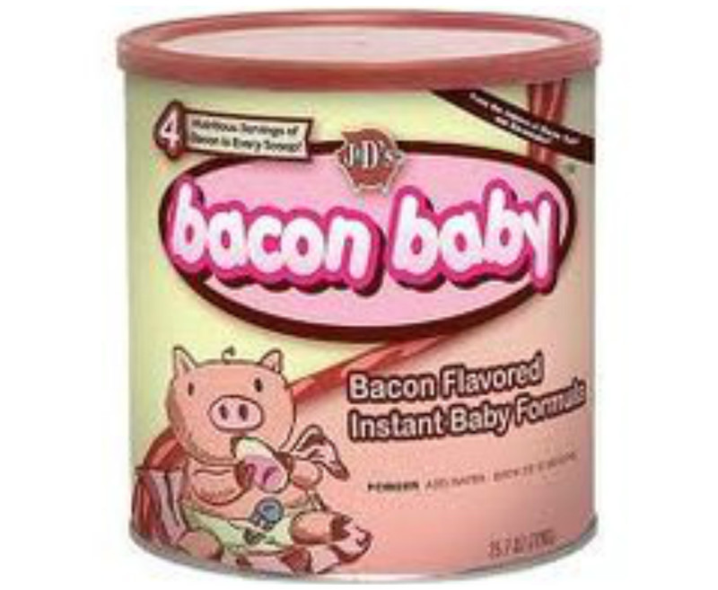 А это детская смесь со вкусом бекона бесполезные, смешно, странное, товары, юмор