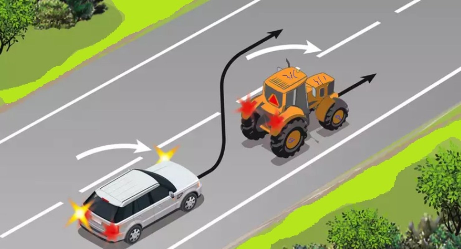 Изучаем ПДД. Можно ли тут обогнать “тихоход”?