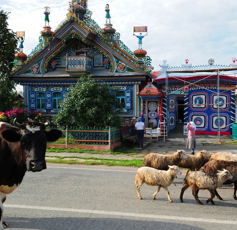 Резные сказочные избы 🌿🌿🌿 