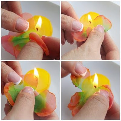 Цветы из ткани Цветы из ткани